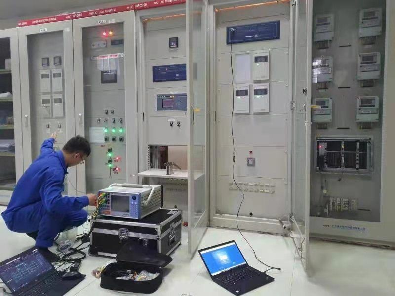 Customers In Vietnam Use Our 6 Phase Relay Protection Tester On Site.